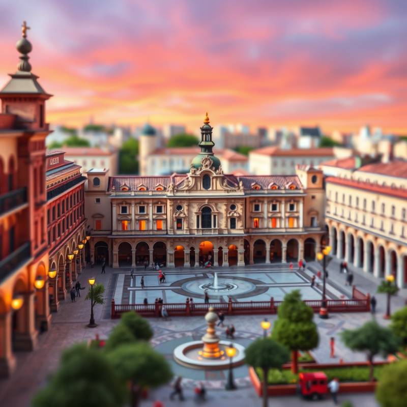 Imagen miniatura de la Plaza de España en Sevilla